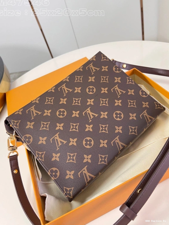 AAA Replica Ru VUITTON Toiletry Monogram Pouch-25*20*5.5CM LOUIS 0807